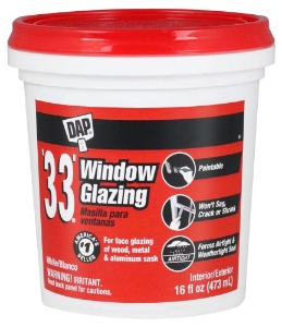 Dap 33 Glazing Putty Pint White # 12121 12/Cs redirect to product page
