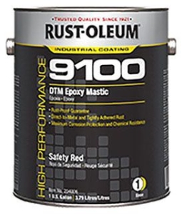 Rust-Oleum 9100 Epoxy Mastic Base Safety Red 1 Gal
