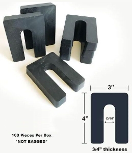 DESLAURIES Plastic Shim 3/4"X3"X4" D89