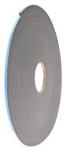 Norton 2116 1/2" X 1/2" X 20' Black Psa Two Side