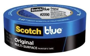3M 2090-48NC Painter's Tape 2"X 60 Yd Blue 18/Cs