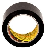 3M 860 Tartan Strap Tape 1/2"X60 Yd Black 144/Cs