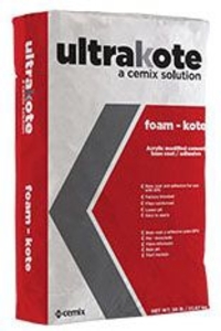 Ultrakote Foamkote Adhesive / Base Coat 50 Lb Bag