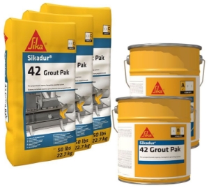 Sikadur 42 Grout Pak 1.5 Cu.Ft. Epx Kit- A/B Resin,C Bag