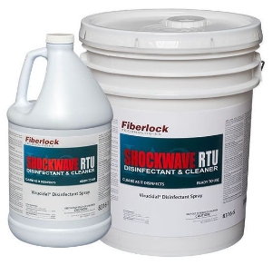 Pli-Dek Fiberlock Shockwave Rtu Disinfectant Cleaner 5Gl