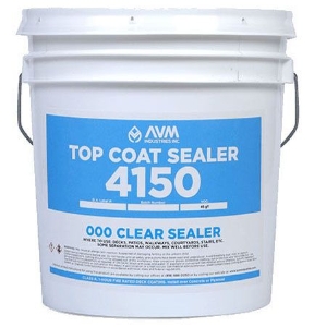 AVM Top Coat Sealer 4150 Clear 2 Gal Pl