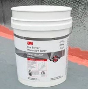 3M Fire Barrier Watertight Spray White 5 Gal Pail redirect to product page