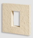 Creative Mines Mines Utility Elec Box Trim Single Burlap