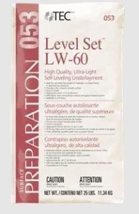 Tec  Levelset Lw60 Self Level Underlayment Gray 25 Lb