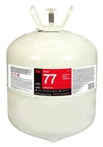 3M Super 77 Clear 29.3 Lb Cylinder Spray Adhesive