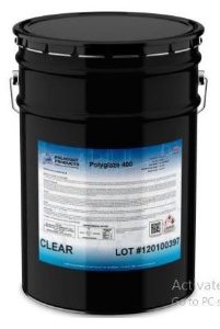 Polycoat Polyglaze 400 Top Coat Clear 5 Gal Pl