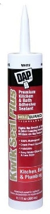 Dap Kwik Seal Plus Ctg White W/ Microban 12/Cs