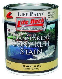 Life Specialty Coatings 20 Series Transprnt Conc Stain Green Slate 1 Gal