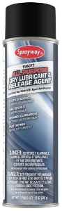 Sprayway 077 All Purpose Dry Lubricant Release Agent 20oz 12/Cs