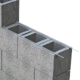 Hohmann & Barnard Corner 220S Ladder 9 Ga Hot Galvanized 8" Wall