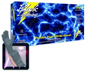 Pipe Knife Lightning Disp Powd Free Latex Glove Large 100/Bx