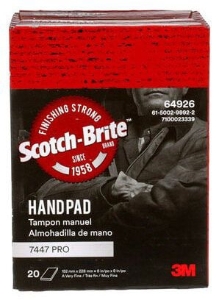 3M Scotch-Brite General Purpose Hand Pad 7447 Pro - 20 Count