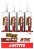Loctite Polyseamseal Acrylic Latex Caulk w/Silicone Ctg Clear 12/Cs