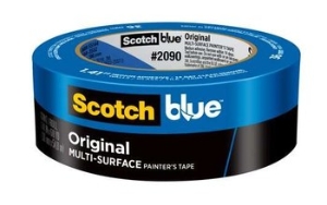3M 2090-24Nc Painter'S Tape 1"X 60 Yd Blue 36/Cs
