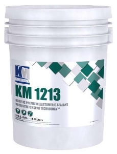 KM Coatings 1213 Acrylic Premium Elastomeric Slnt 5 Gl Pl