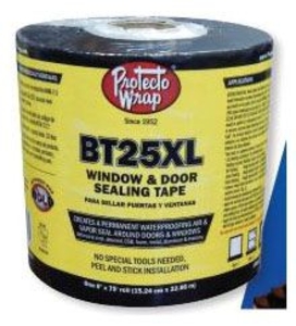 Protecto Wrap Bt25Xl Window & Door Flashing 12" X 100' 4/Cs