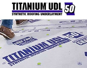 Owens Corning Titanium UDL50 Synthetic Roof Underlayment 48" x 250'