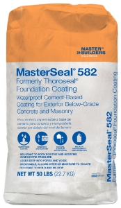 MasterSeal 582 Gray Foundation Coating 50 Lb Bag