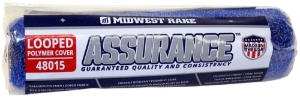 Midwest Rake 18" Roller Cover Looped Polymer W/ End Caps