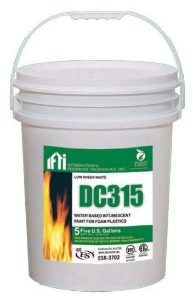 International Fireproofing Dc315 Intumescent Coat- Ing Ice Grey 5 Gal Pail