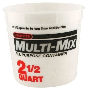 Leaktite 2.5 Quart Multi Mix Container