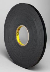 3M 4929 VHB Foam Tape Black 1/4" X 72 Yd Rl 36/Cs