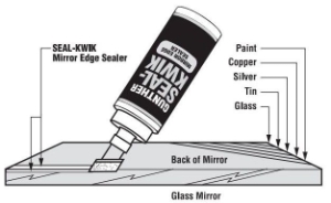Gunther Seal Kwik Edge Sealer 4 Oz Bottle 6/Cs
