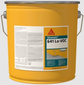 Sikalastic 641 Lo-Voc Resin 5 Gal Pail Steel Gray