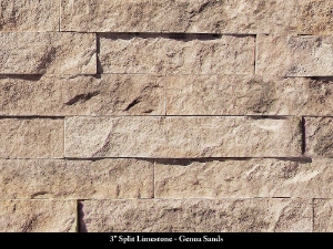 Coronado 3" Split Limestone Genoa Sands Dpc 12.5 Lf