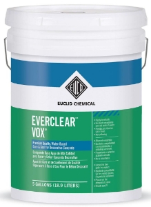 Euclid Everclear Vox Water Based Sealer 5 Gal Pail