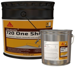 Sikalastic 720 Oneshot Traffic Coat Charcoal 9.6 Gal Kit