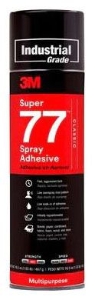 3M 77 Super Orig. Formula Spray Adh 24Oz Can 12/Cs