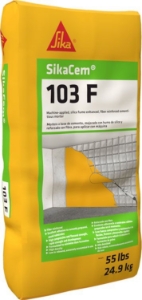 SikaCem 103F Spray Apply Repair Mtr W/Fibers 55 Lb Bag
