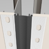 Watson Bowman Corridor Wrap Wall Cwws-200 White 10' Pc