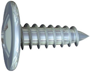Grabber 8 X 2" Wafer Head Zinc Sharp Pt Screw 2.5M/box