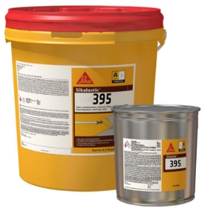 Sikalastic 395 UV Resistant Dark Gray 10 Gal Kit A/B Component