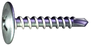 Grabber 8 X 2-1/2 Wh Self Drill Zinc Screw 2500/Cs