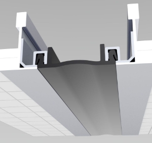 Watson Bowman Corridor Wrap Ceiling to Ceiling CWCA-500 White