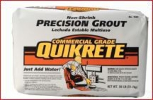 Quikrete Non-Shrink Precision Grout 50 Lb Bag