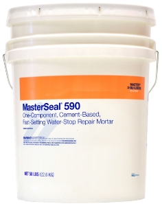 MasterSeal 590 Waterplug Repair Mortar 5 Gal Pail
