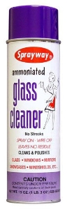Sprayway S-43 Ammoniated Glass Cleaner 19 Oz Can 12/Cs