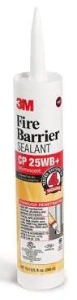 3M Cp-25 Wb+ Fire Barr Ltx Caulk Ctg Red 12/Cs
